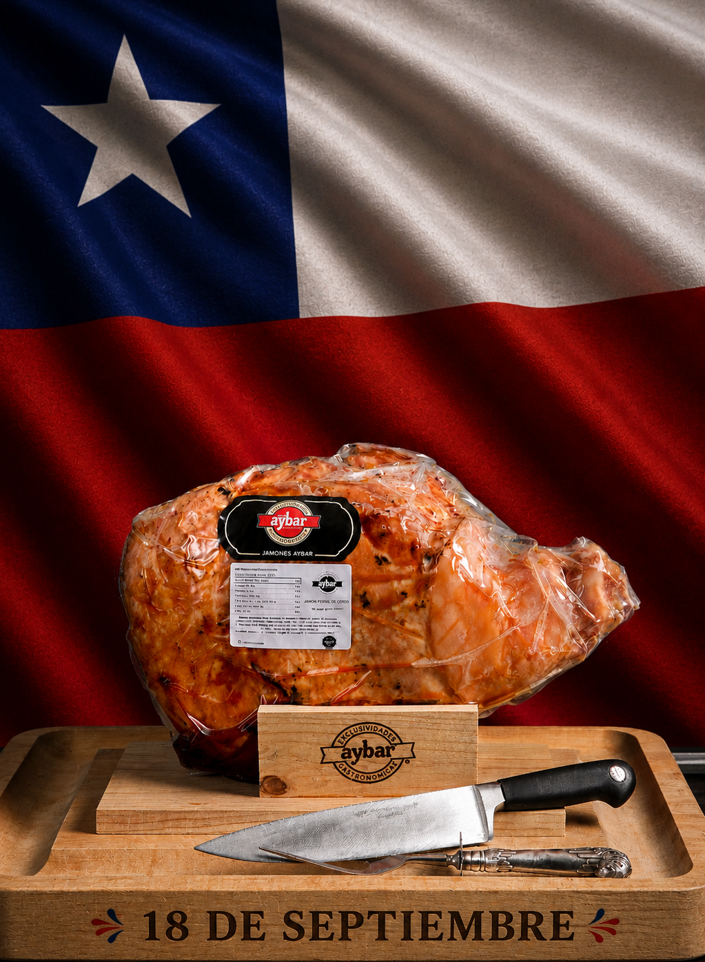 Pierna de cerdo Aybar hecha a mano